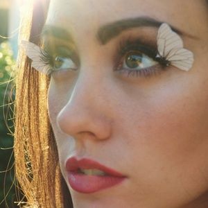 Fairy/Butterfly False Eyelashes in Opal